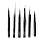 12 Piece Precision Tweezer Set with Case by Bead Landing™